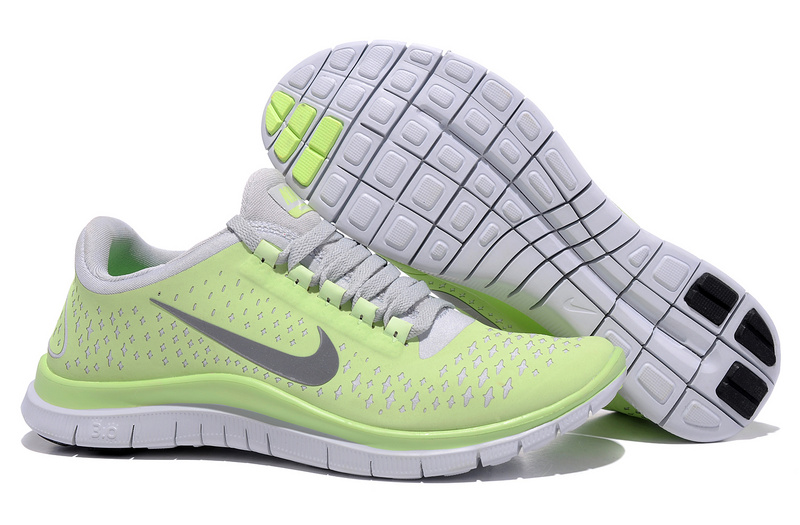 Hot Nike Free3.0 Women Shoes Gray/Palegreen